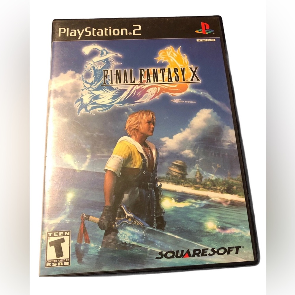 PS2 Final Fantasy X Black label Complete, Tested 2001, Square soft
